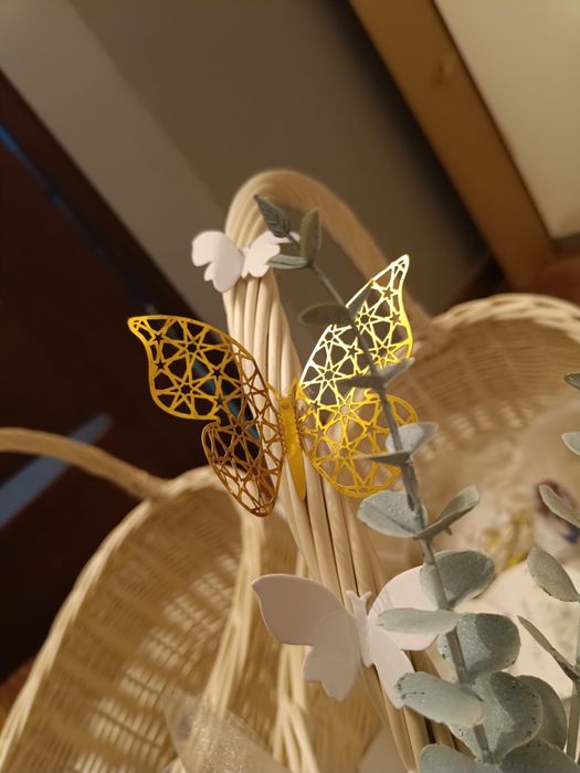 Koszyki ślubne Wiklinowe