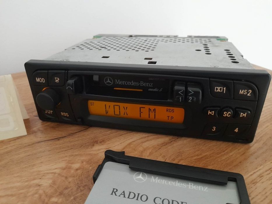 Radio Mercedes Audio 5 rds Bluetooth mp3 w124 w201 r129 w140 r107