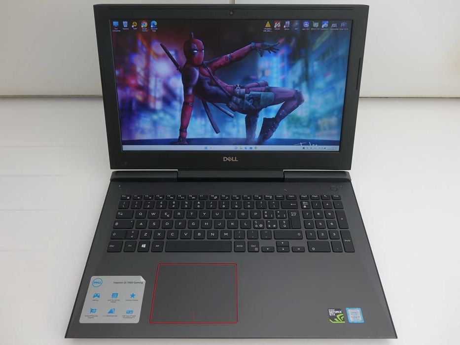 Мощный игровой DELL Inspiron 15 7577 15.6 FHD iPS i7-7700HQ 16GB 512B GTX1060 6gb Win11 ОБСЛУЖЕН