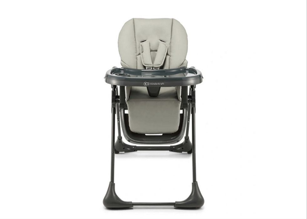 Стільчик для годування 2 в 1 Kinderkraft Tummie Grey