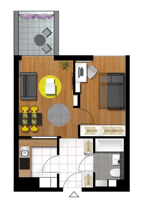 Widokowy apartament, 2 pokoje, STAŃCZYKA, BRONOWICE, KRAKÓW