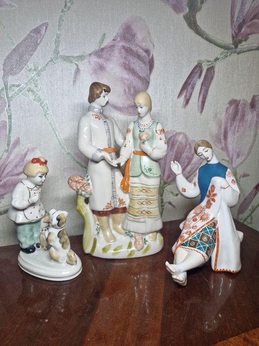 Фарфоровая статуэтка, раритет, антиквариат, фарфор.  Порцеляна