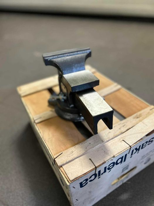 Imadło stołowe 125mm obrotowe żeliwne z kowadłem NOWE PROFESJONALNE!