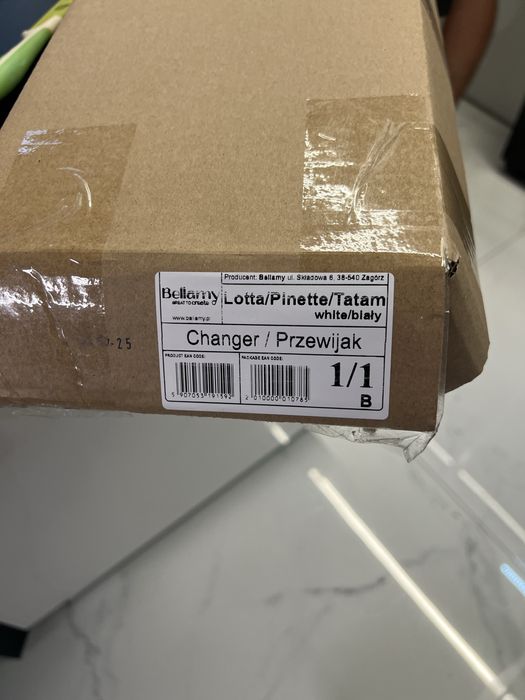 Bellamy Lotta/Pinette/Tatam przewijak biały