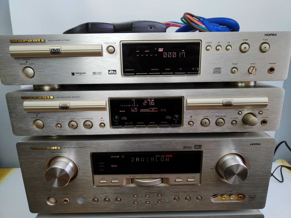 Wieża 5.1 MARANTZ MM-9000, AV9000, DR6050, DV7000