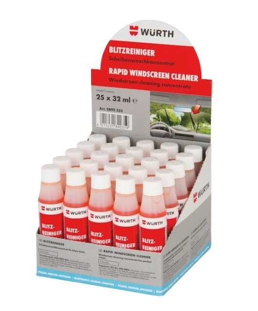 Płyn do spryskiwaczy Wurth 32 ml letni