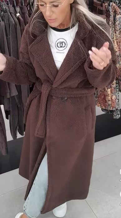 Płaszcz Teddy Nowy