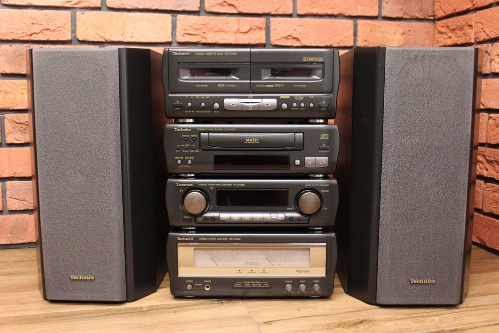 ‼️ Wieża Technics 1060 / 1080 ‼️ Topowa 4 segmenty + Kolumny ‼️
