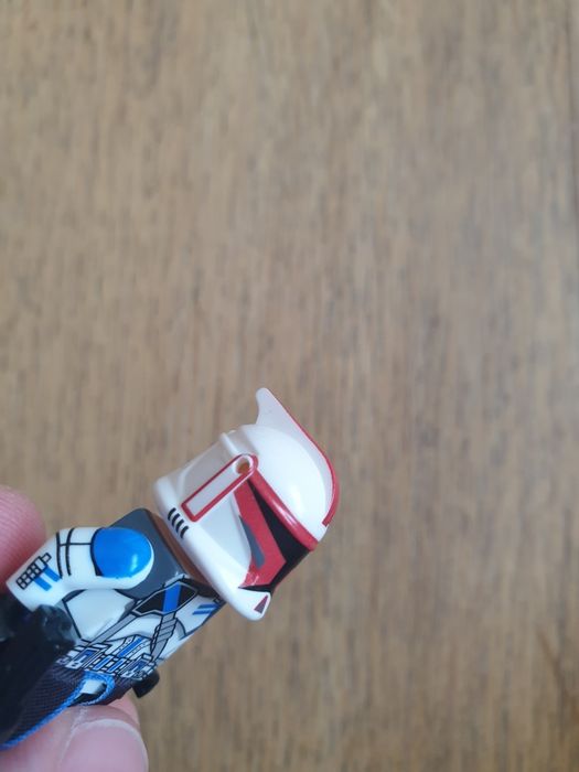 Custom hełm Riot Trooper Redmil Phase 1 Wojny Klonów lego star wars