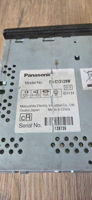 Radio samochodowe Panasonic