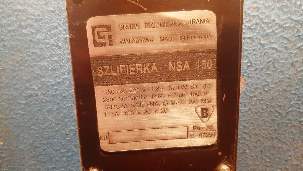 Szlifierki stolowe nsa