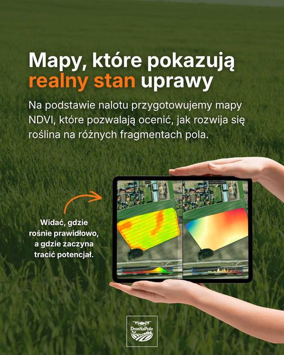 OPRYSKI I MAPY DRONEM | NDVI | Ortofotomapy | Małopolska / Podkarpacie