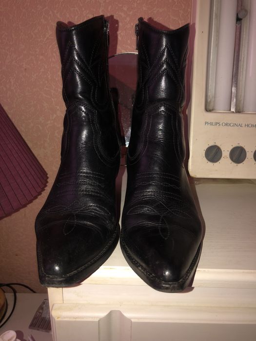 Ботинки казаки Bronx с натуральной кожи