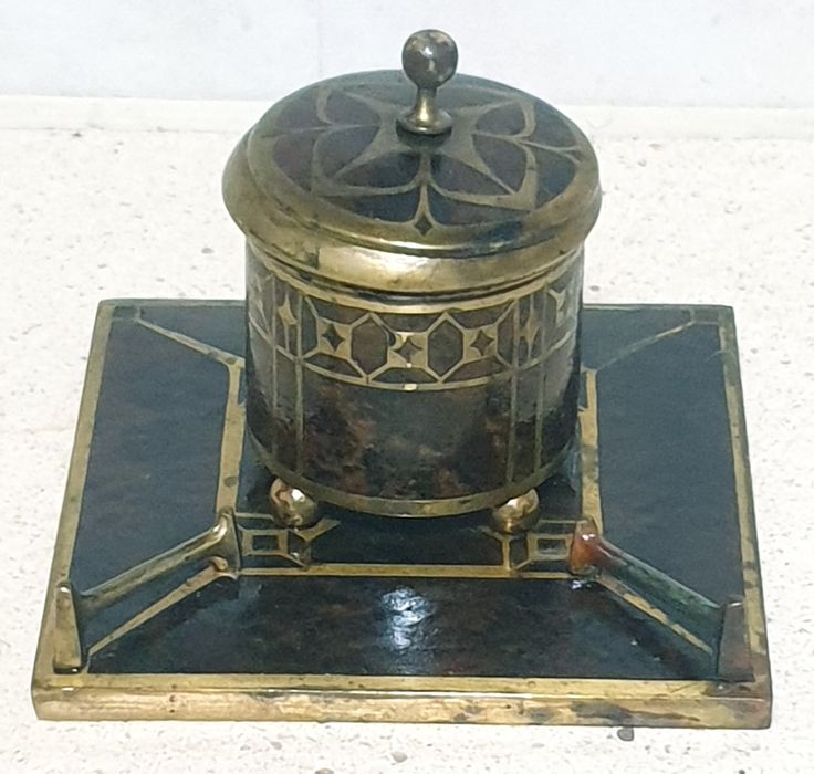 Fantastic antique French inkwell, 19th century