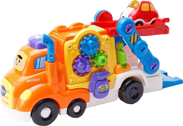 Кейс для хранения машин и Автовоз с машинкой Vtech go! go! smart