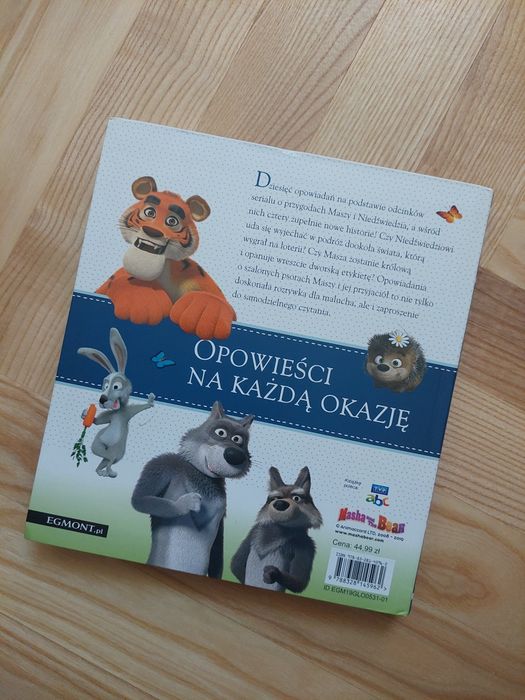 Książka Masza i niedźwiedź plus figurki