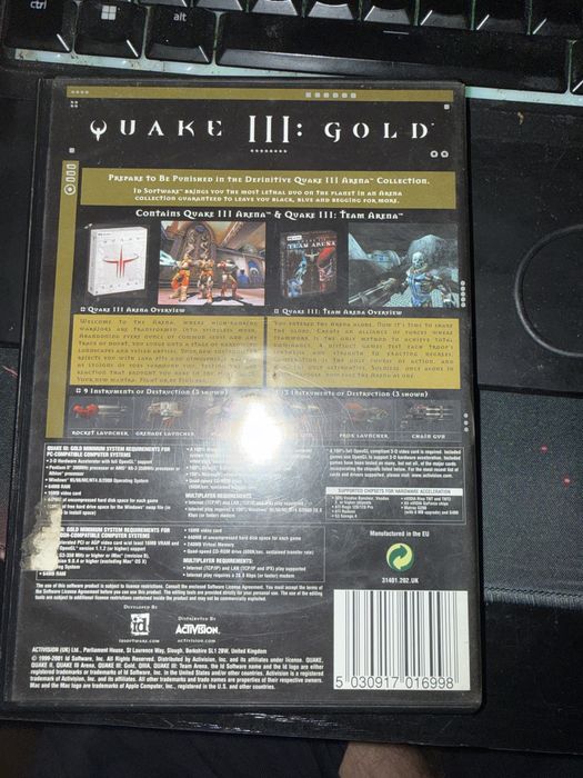 Quake III Gold – PC | Wydanie pudełkowe | Oryginał