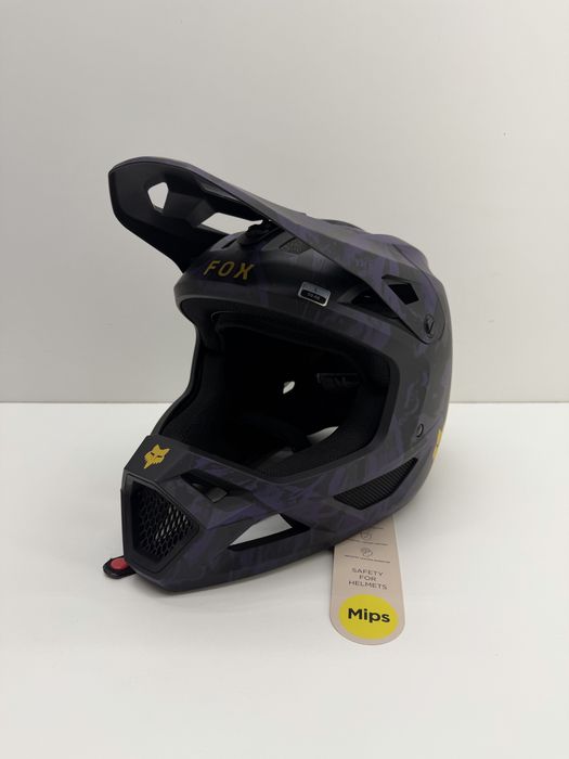 Kask Rowerowy Full Face FOX RAMPAGE plum, MIPS mtb/enduro/downhill/trial/hulajnoga rozmiar L (59 - 60CM)