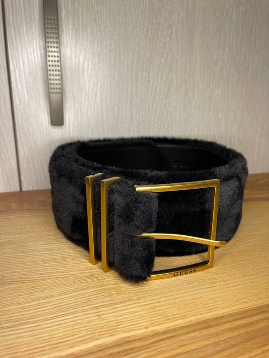 Ремень Guess кожаный, размер М (80) Новый