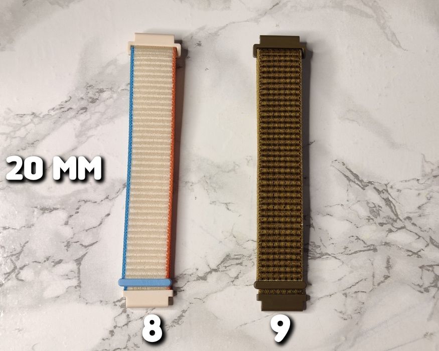 Ремешок нейлоновый на смарт часы Samsung Amazfit 20 22 ремінець