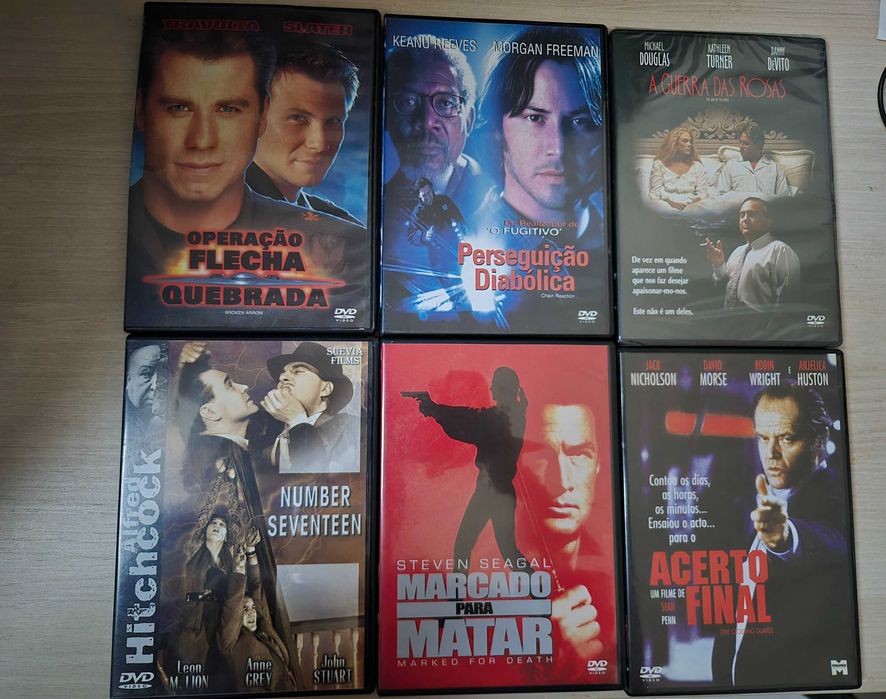 Lote de 75 dvds para colecao