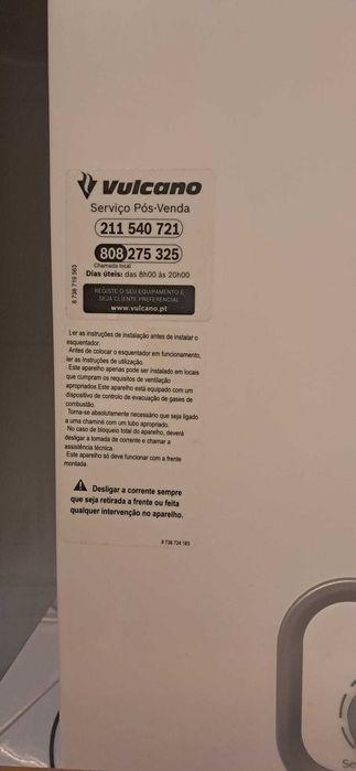 Esquentador Vulcano Ventilado