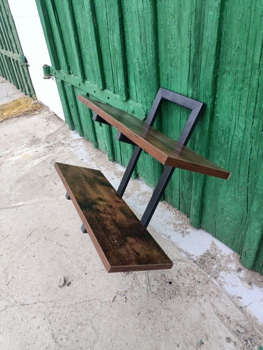 Zestaw dwoch pólek wiszacych Retro