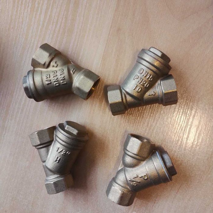 Filtr siatkowy skośny 1/2 cala, 4 sztuki, wyprzedaż!