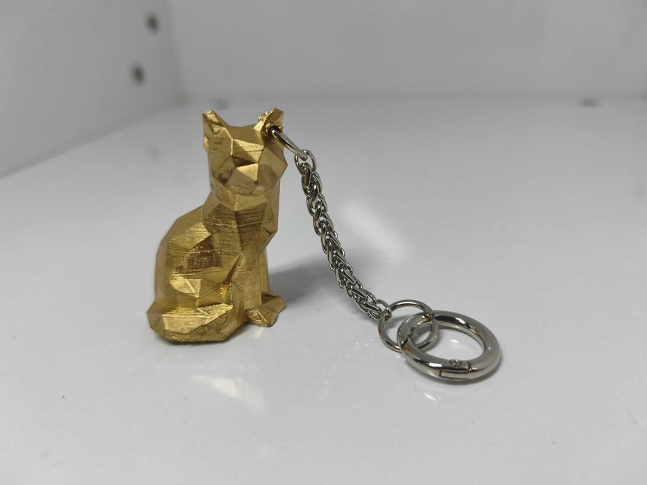 Lis Brelok do Kluczy z Figurką 3D