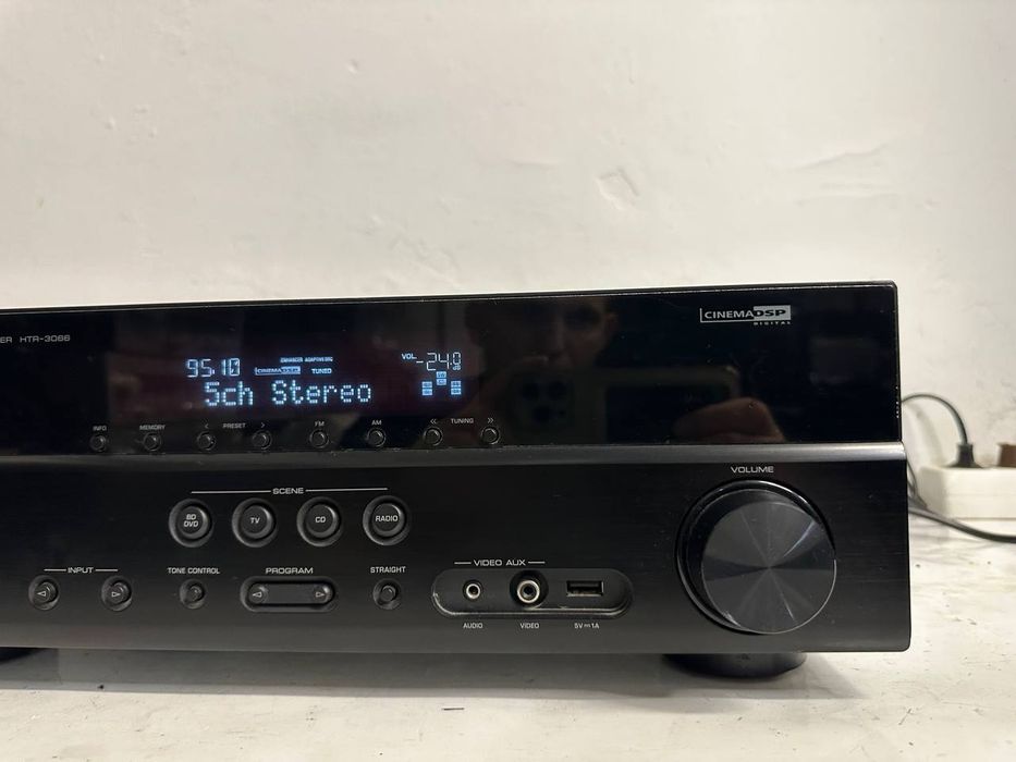 Yamaha HTR-3066 – amplituner kina domowego 5.1 | 5×100 W | HDMI | Dolby TrueHD | DTS-HD