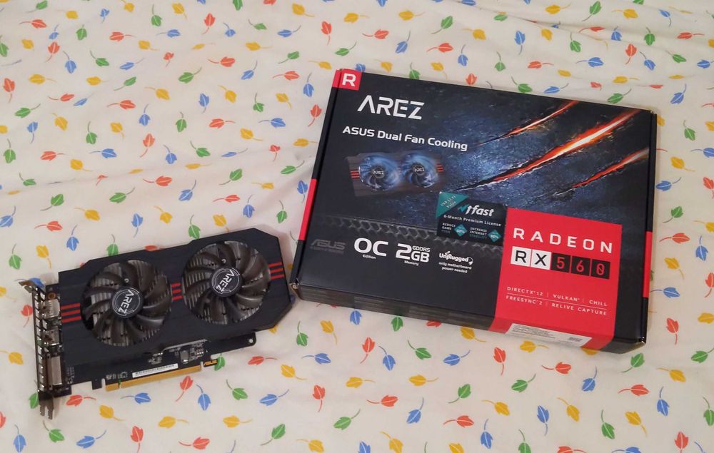 Karta graficzna Radeon AREZ RX 560 2GB + HD 7600 Ostrołęka • OLX.pl