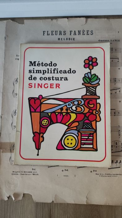 SINGER - Método simplificado de costura  Livro Antigo