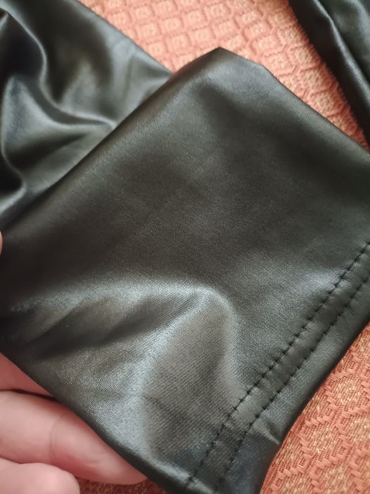 Лосины под эко кожу. Бёдра 115 и больше.