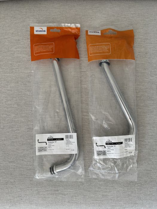 Wylewka typu "S" do baterii - 2 szt.: 30 cm i 25 cm