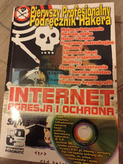 Internet agresja i ochrona podręcznik 1998. Bez płyty CD