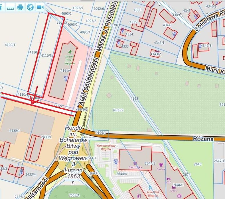 Działki w Węgrowie na sprzedaż niedaleko centrum