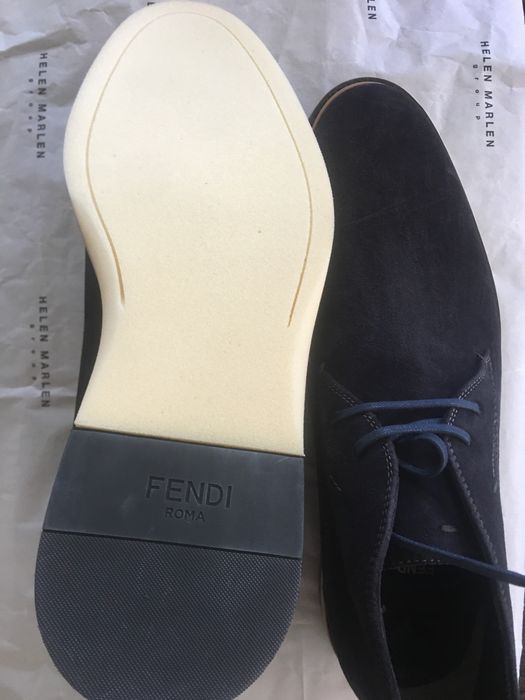 Эффектные дезерты ботинки чукка Fendi Roma новые оригинал