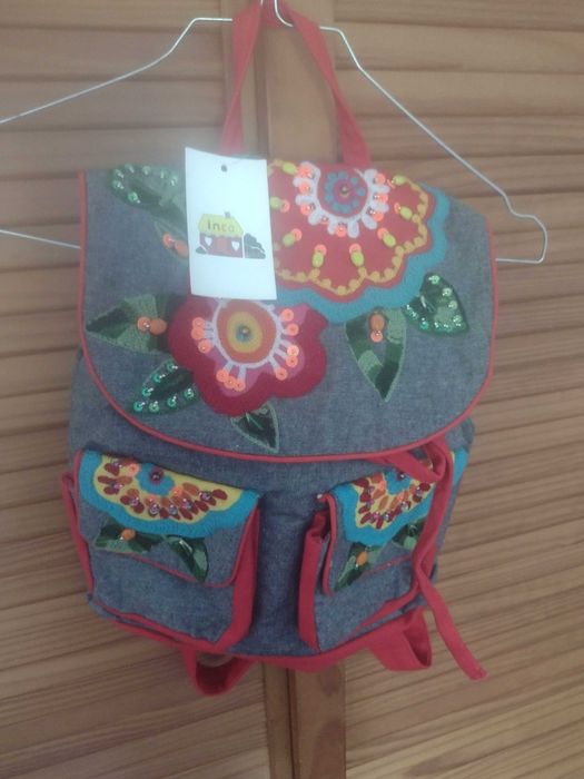 Mochila em tecido