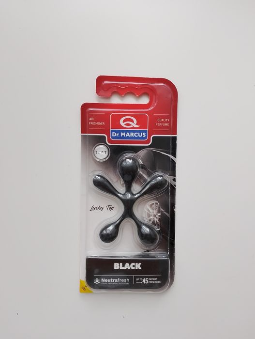 odświeżacz powietrza do samochodu Dr. Marcus Lucky Top Black