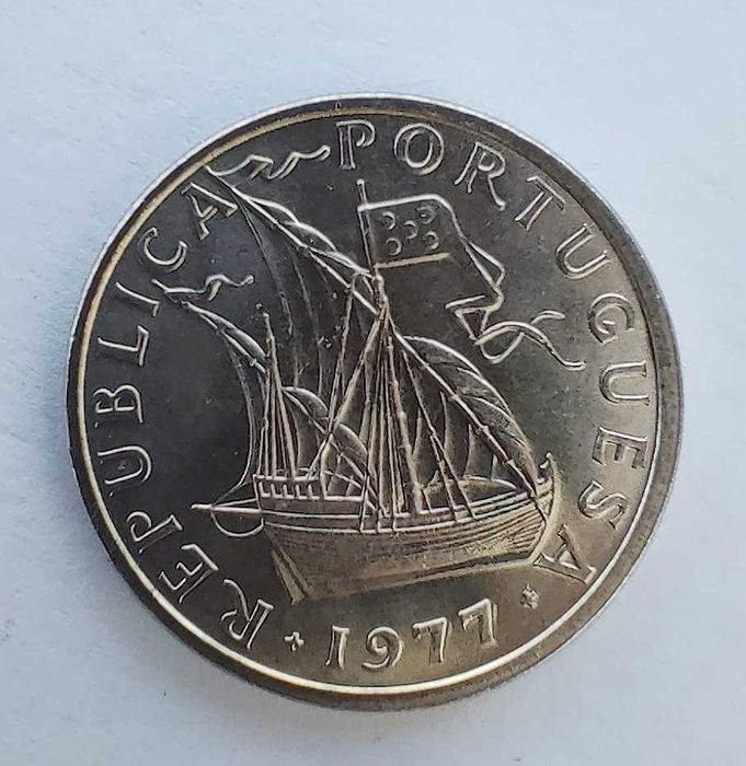 Moeda de 5 escudos (Anos: 1964 a  1973 e 1975 a 1986)