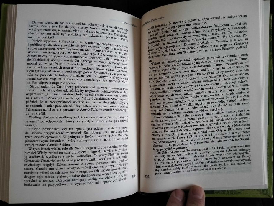 August Strindberg, O. Lagercrantz