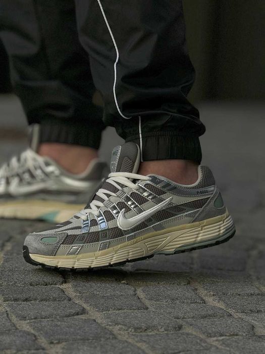 Кроссовки Мужские Nike P6000 Grey Beige Green/Кросівки Чоловічі Найк