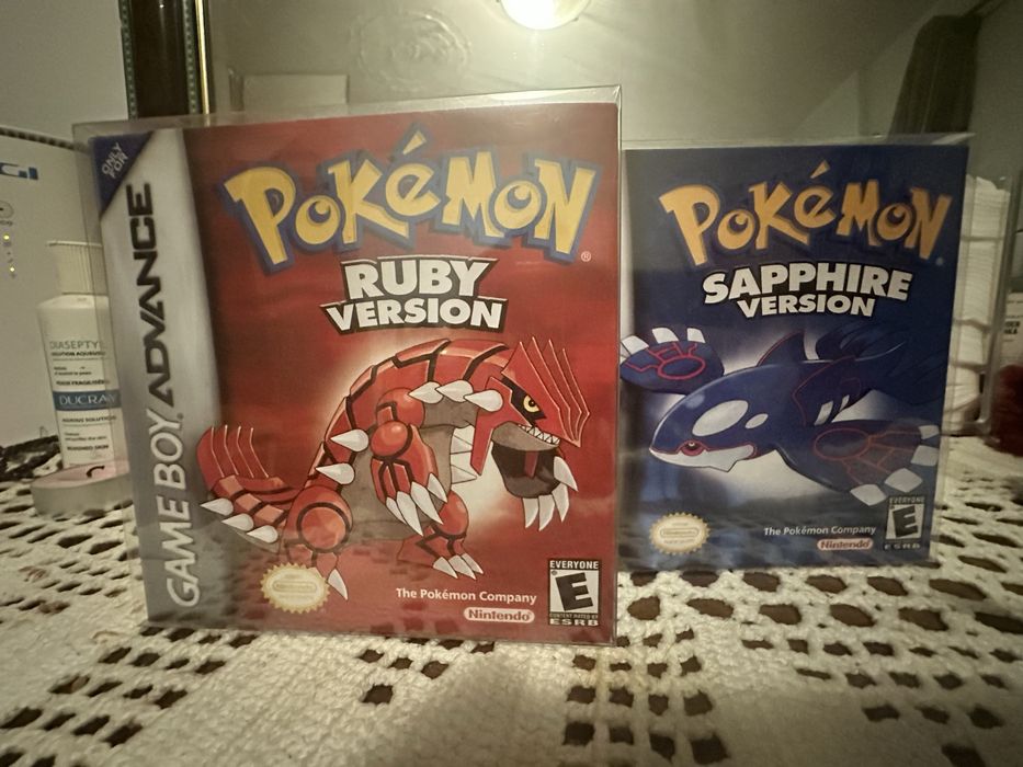 Pack Pokémon Ruby + Pokémon Sapphire (GBA) - 100% Originais + Caixa