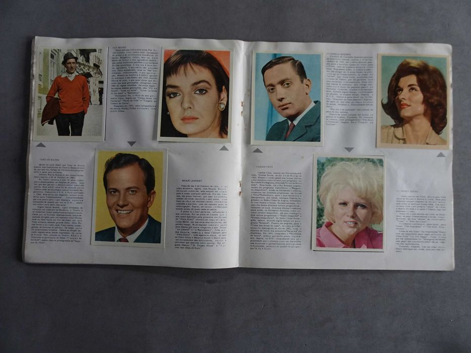 Caderneta de cromos completa Ídolos do Espectáculo