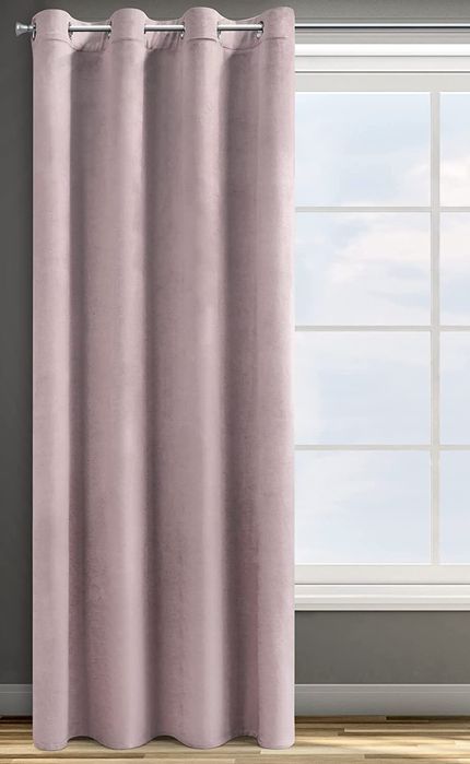 Design91 Pink Velvet zasłona okienna 190 g/m² 140 x 250 cm