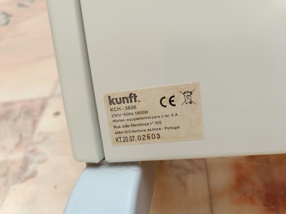 Aquecedor kunft.