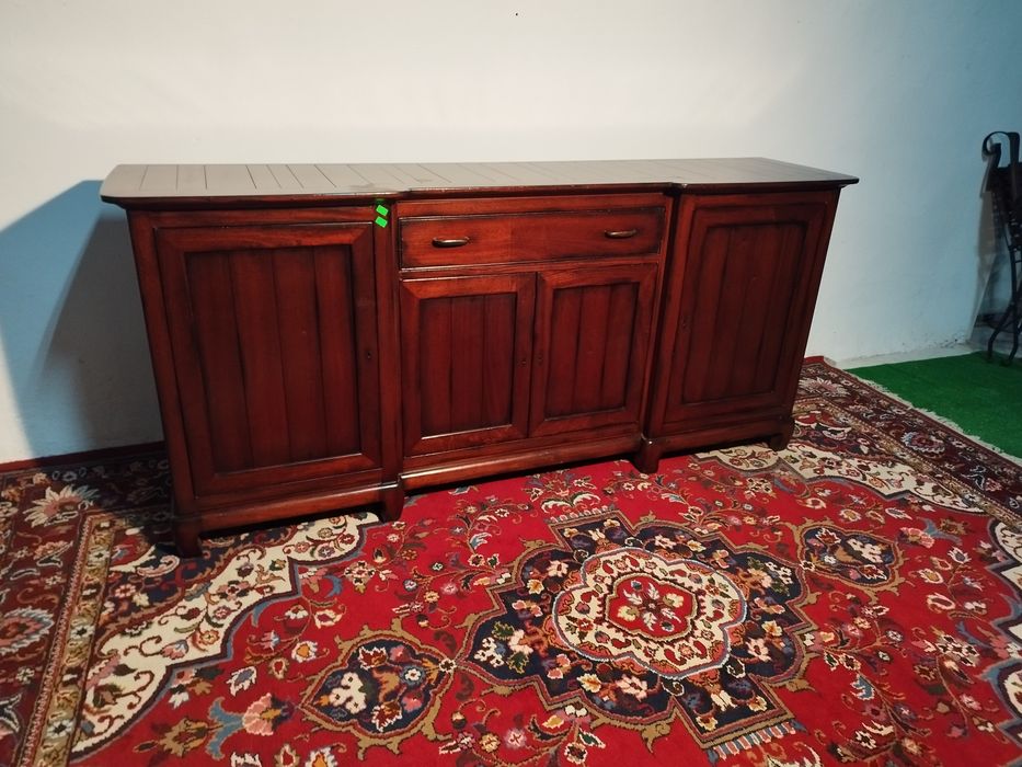 komoda kolonialna VINTAGE drewniana palisander długa 180 cm