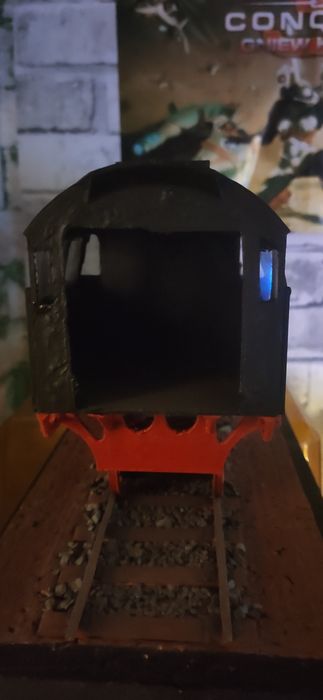 Lokomotywa parowóz model 3d