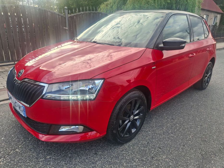 Skoda Fabia 1.0i 95km niski przebieg tylko 30tys/km alu klima kamera