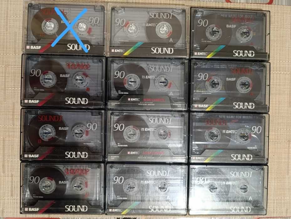Аудиокассеты Basf, Sony, Maxell, Philips  LG TDK, ZZZ Goldstar.